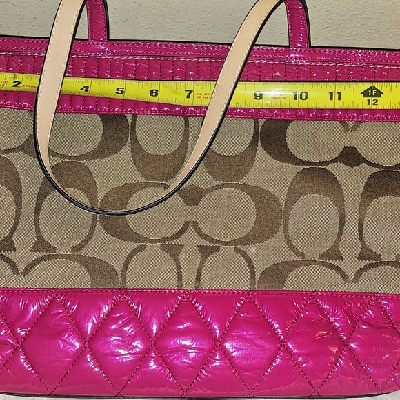 Pink Coach Purse - Picture 7 of 12
